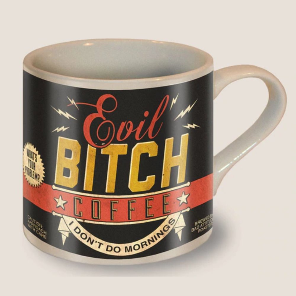 Funny Mug 'Evil Bitch Coffee' in Gift Box